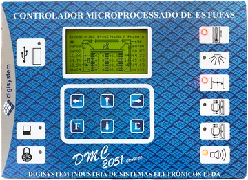 DMC2051 Gráfico, painel frontal